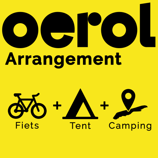 Fiets + Tent + Camping = Kampeer arrangement Oerol